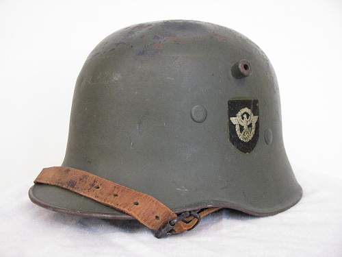 Commercial M18 &quot;Droop Bill&quot; Double Decal Police Helmet