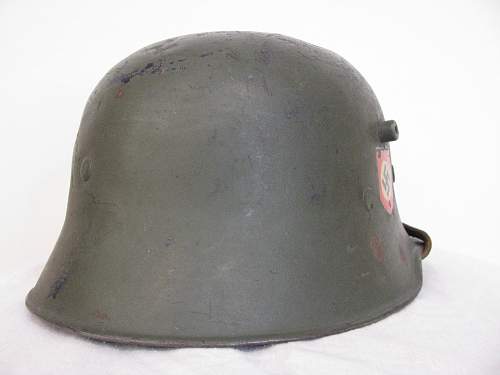 Commercial M18 &quot;Droop Bill&quot; Double Decal Police Helmet