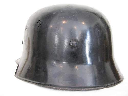 Austrian M34 Factory Police Helmet - Steyr