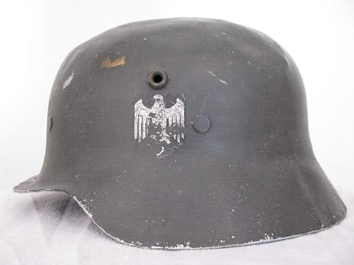 Herr Double Decal Aluminum Parade Helmet