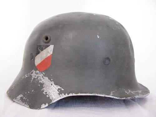 Herr Double Decal Aluminum Parade Helmet