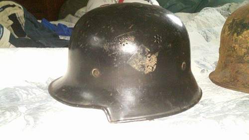 Salty m34 fire man helmet I pick up