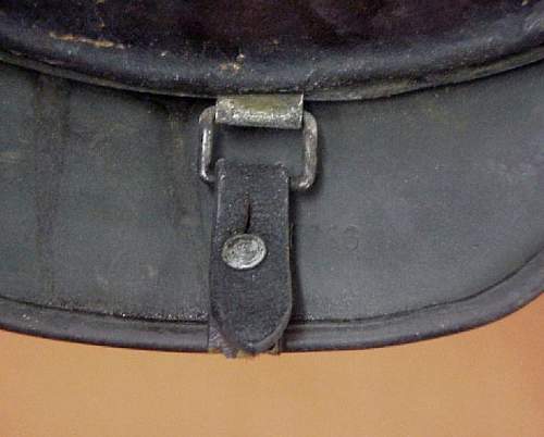 battleship grey M40 Helmet - Kriegsmarine or perhaps Coastal Artillery?