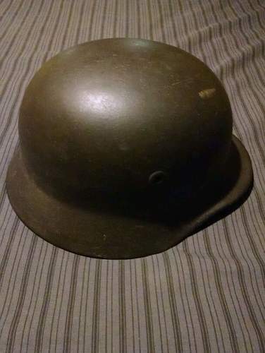 M40 helmet with possible blood stains?