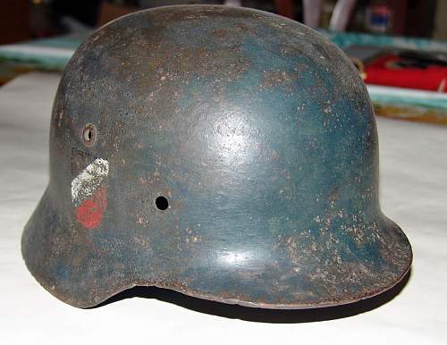 Luftwaffe German WWII Helmet Authentication