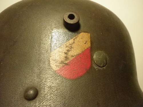 M16/17 Austrian Heer Double Decal Transitional Helmet Value