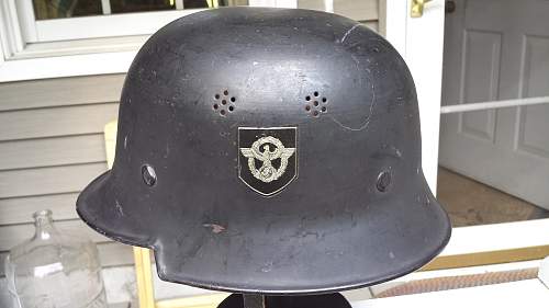 German Civil Police Helmet Comments needed is it OK ?