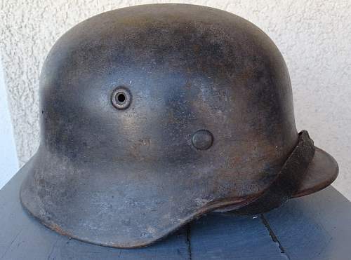 I'm new to helmets. Is this luftwaffe helmet a fake?