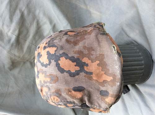What is this waffen ss helmet camo patterns cover replica?