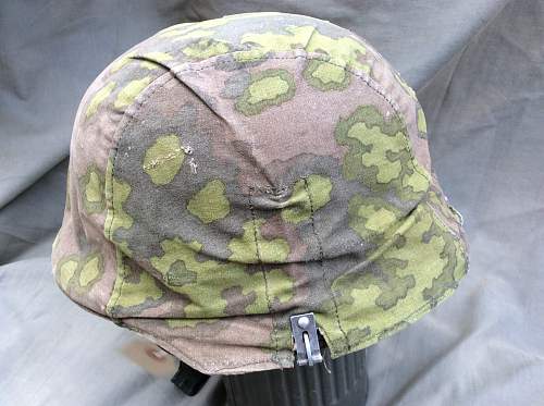 What is this waffen ss helmet camo patterns cover replica?