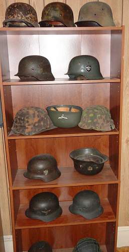 What is this waffen ss helmet camo patterns cover replica?