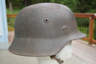 WWII German helmet.