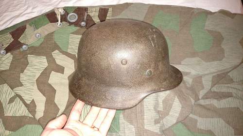 Latest buy: M35 Kriegsmarine single decal Stalhelm