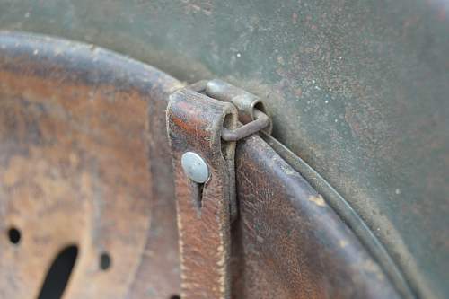 WWII German helmet.