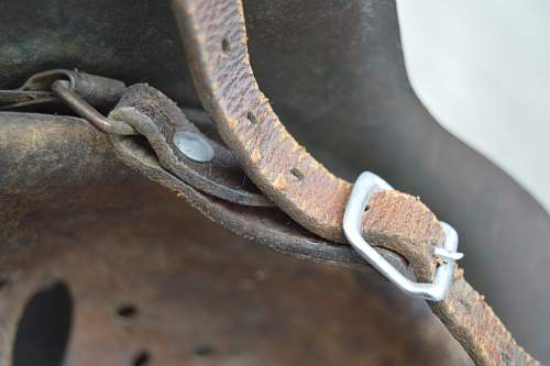 WWII German helmet.