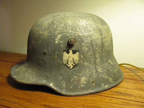 M16 doube decal transitional heer stahlhelm