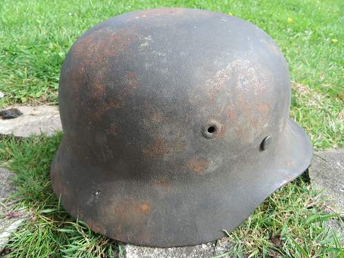 The 2nd helmet from the auction in Jersey, Channel Islands.