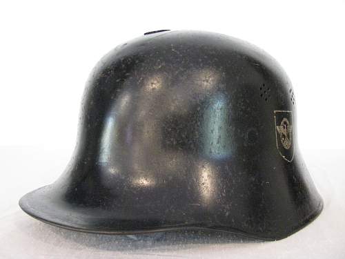 Double Decal Fire/Police Helmet - M33 &quot;Duckbill&quot; Shell