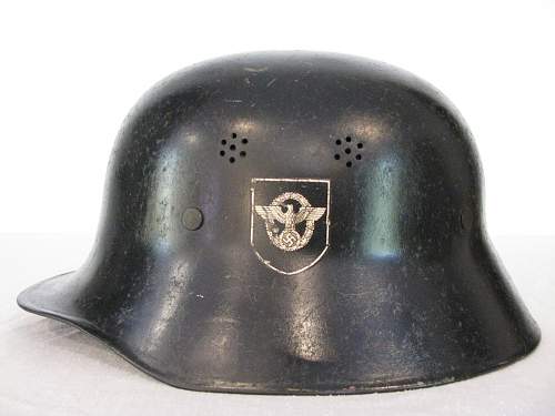 Double Decal Fire/Police Helmet - M33 &quot;Duckbill&quot; Shell