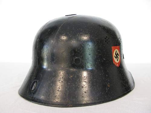 Double Decal Fire/Police Helmet - M33 &quot;Duckbill&quot; Shell