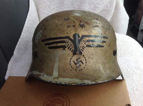 Volkssturm helmet for review