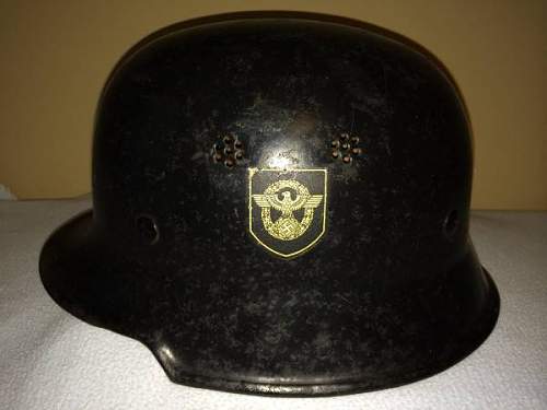 German Police Helmet