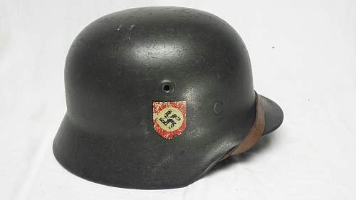 WW2 German Combat Police Helmet opinions wanted.