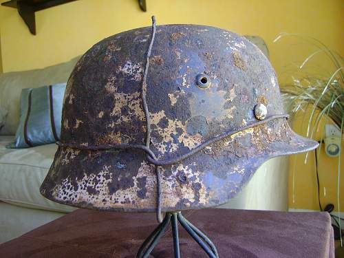 grave marker helmets