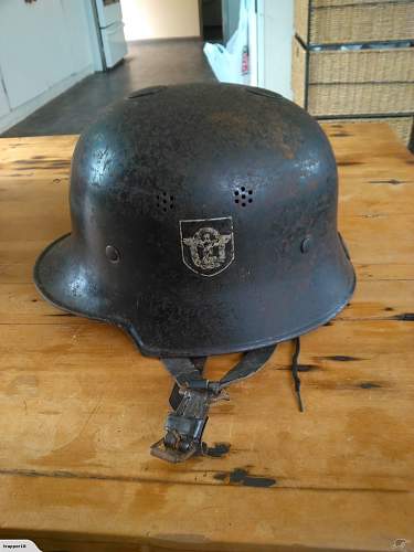 M34 fire police helmet- help please