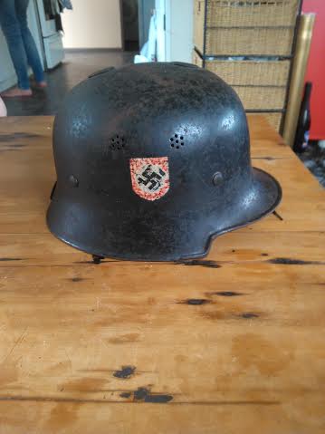 M34 fire police helmet- help please