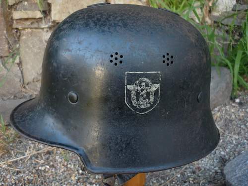M34 fire police helmet- help please
