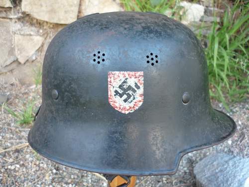 M34 fire police helmet- help please