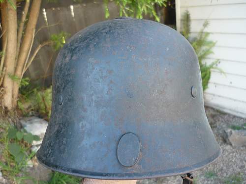 M34 fire police helmet- help please