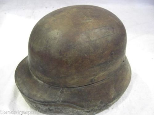 Wooden helmet mold on Ebay