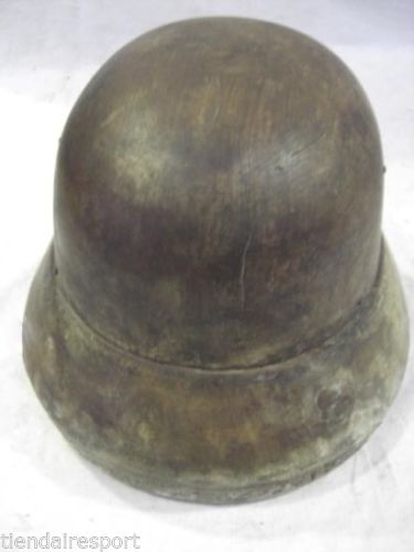 Wooden helmet mold on Ebay