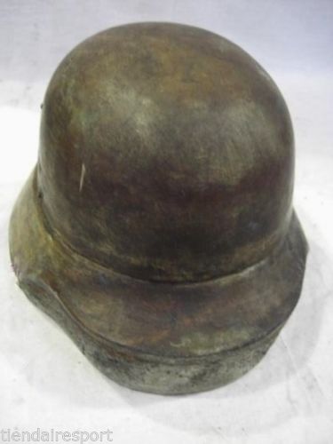 Wooden helmet mold on Ebay