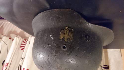 First Post - Inherited German Helmets, Help