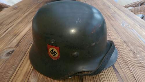 M35 DD Polizei helmet