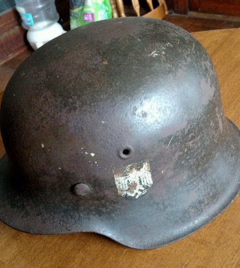 german helmet  found