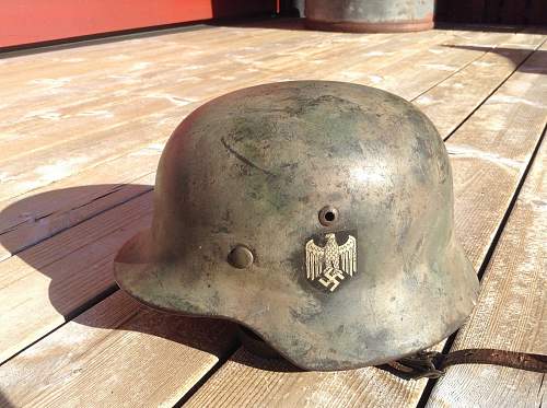 Opinion on camo german Heer helmet