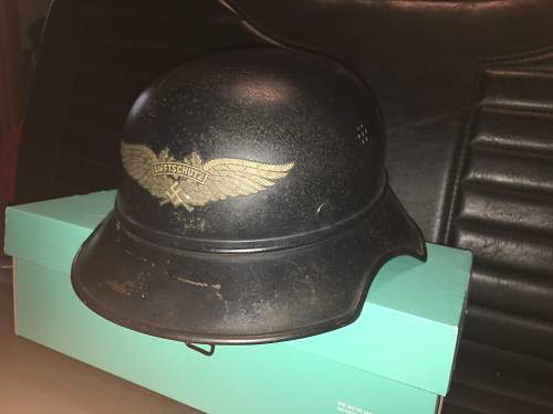 Original or repro Luftschutz helmet?