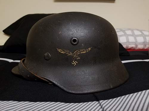 Stunning M40 SD Luftwaffe helmet!