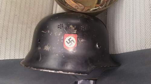 Another m34 dd police helmet added to collection