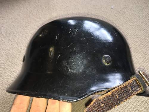 Repainted child's helmet?