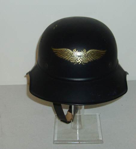 Luftschutz Three-Piece Helmet: Original? Repro Liner?