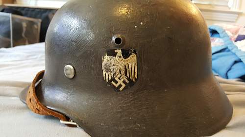 My First Helmet: M35 Single Decal, what do you all think?