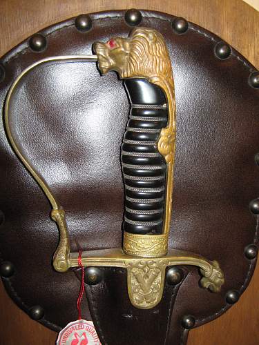 Klaas sword with unknown lancet straight from Robert Klaas's legacy