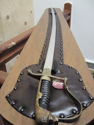 Klaas sword with unknown lancet straight from Robert Klaas's legacy