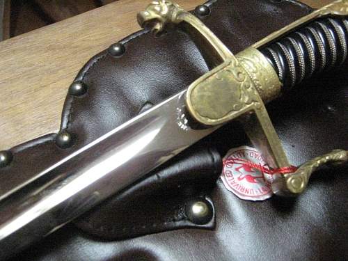 Klaas sword with unknown lancet straight from Robert Klaas's legacy
