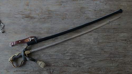 Paul Weyersberg &amp; Co triple etched Lionshead TR sword
